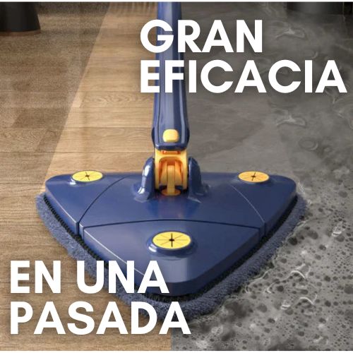 FREGONA TRIANGULAR AUTOESCURRIBLE 360º + 10 RECAMBIOS GRATIS