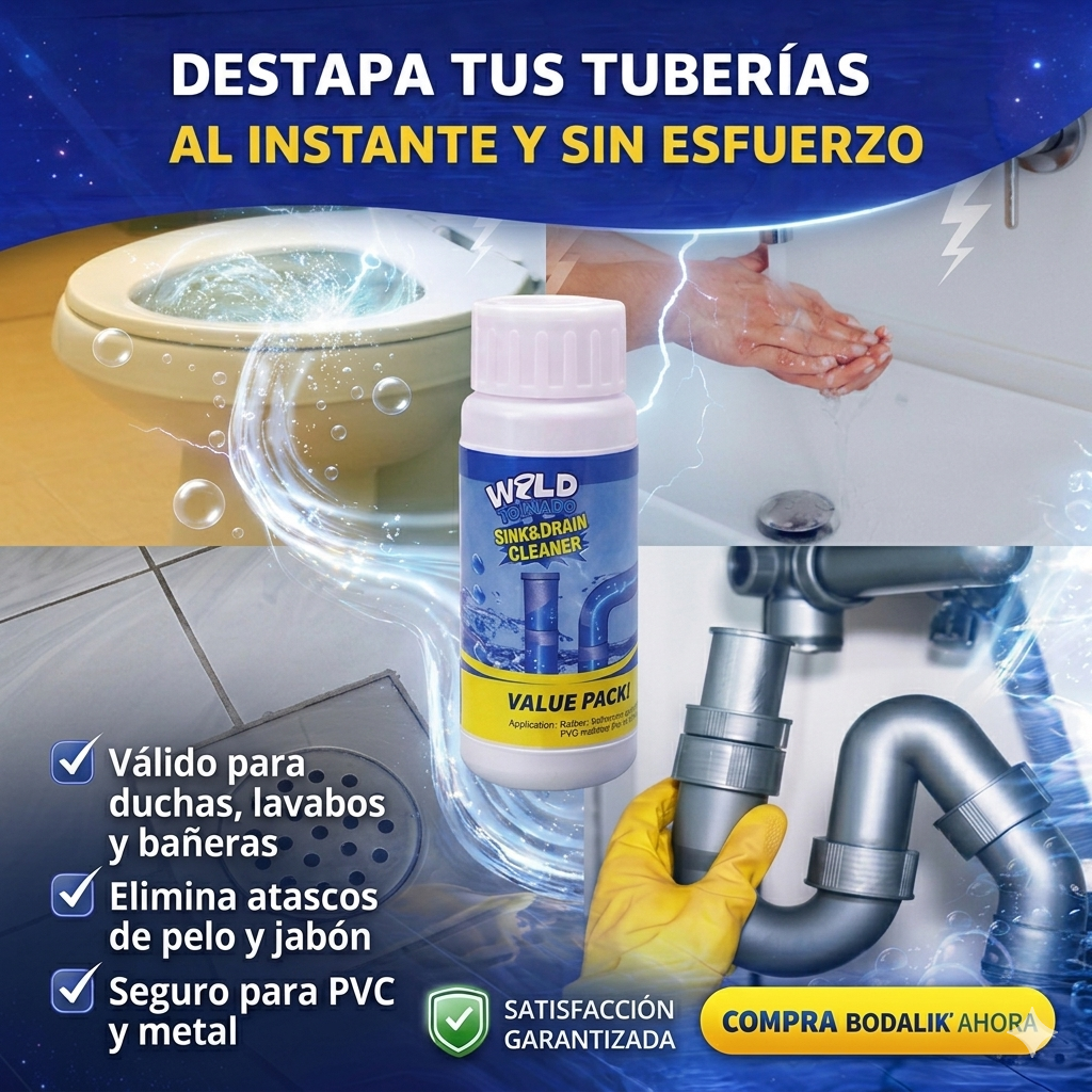 Polvo Limpiador de Tuberias